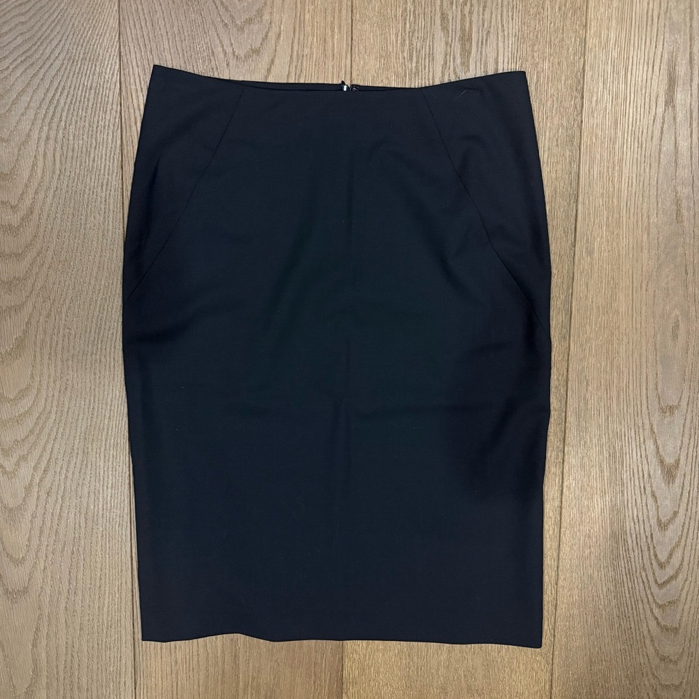 Theory Classic Black Pencil Skirt